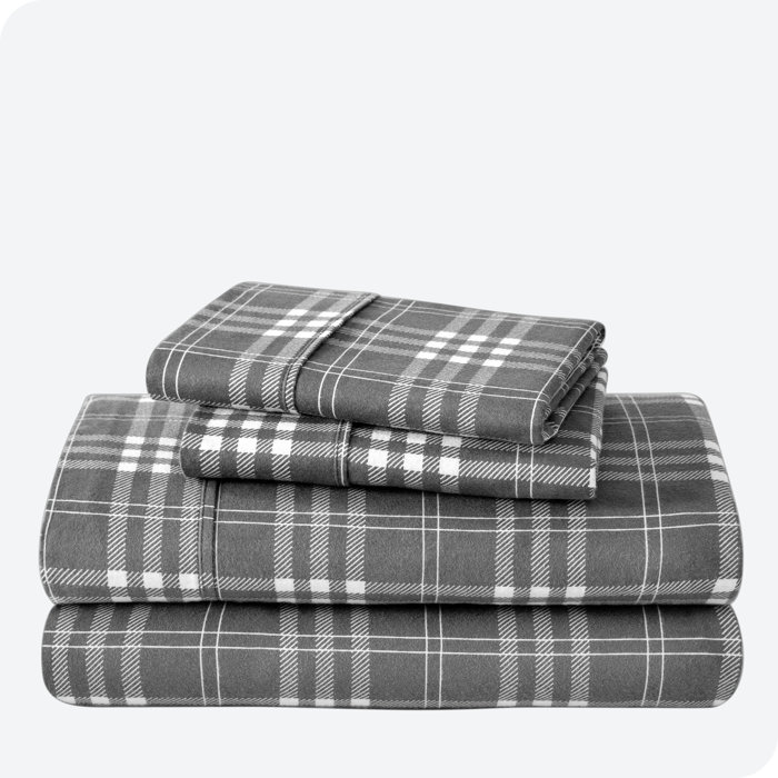 Bare Home 100 Cotton Flannel Sheet Set & Reviews Wayfair